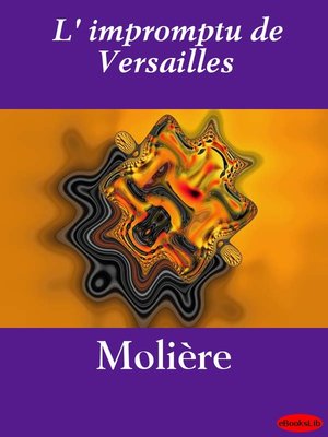cover image of L'impromptu de Versailles